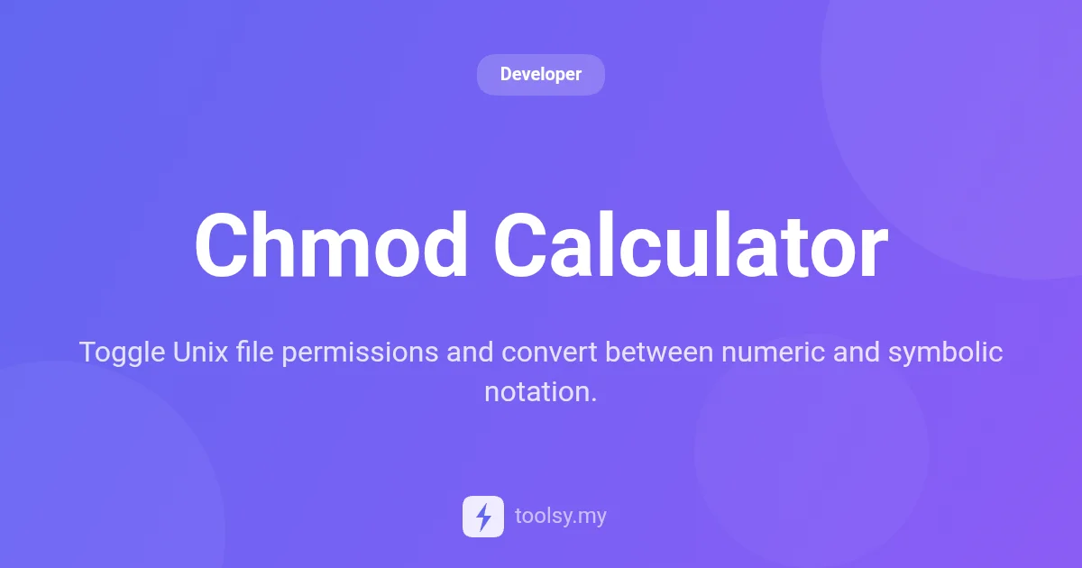 Master Unix Permissions with the Chmod Calculator: A Complete Guide