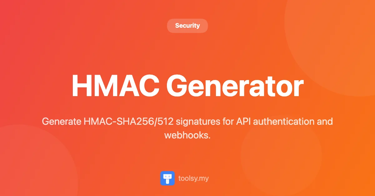 Mastering Message Security: The Ultimate Guide to the HMAC Generator