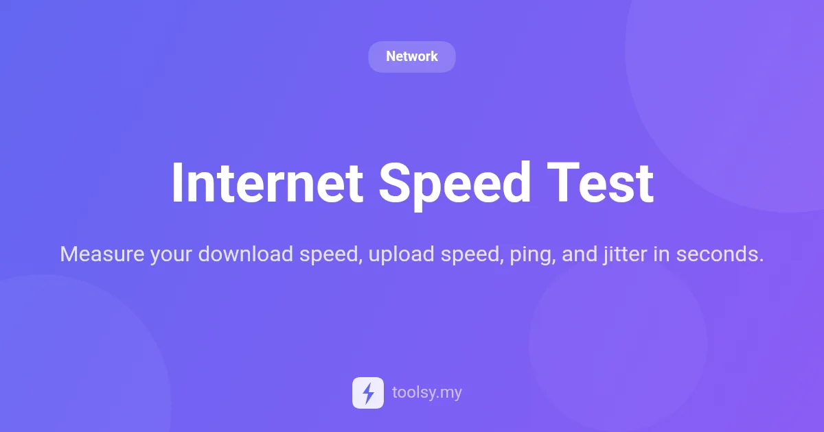 How to Measure Your Connectivity with Our Internet Speed Test
