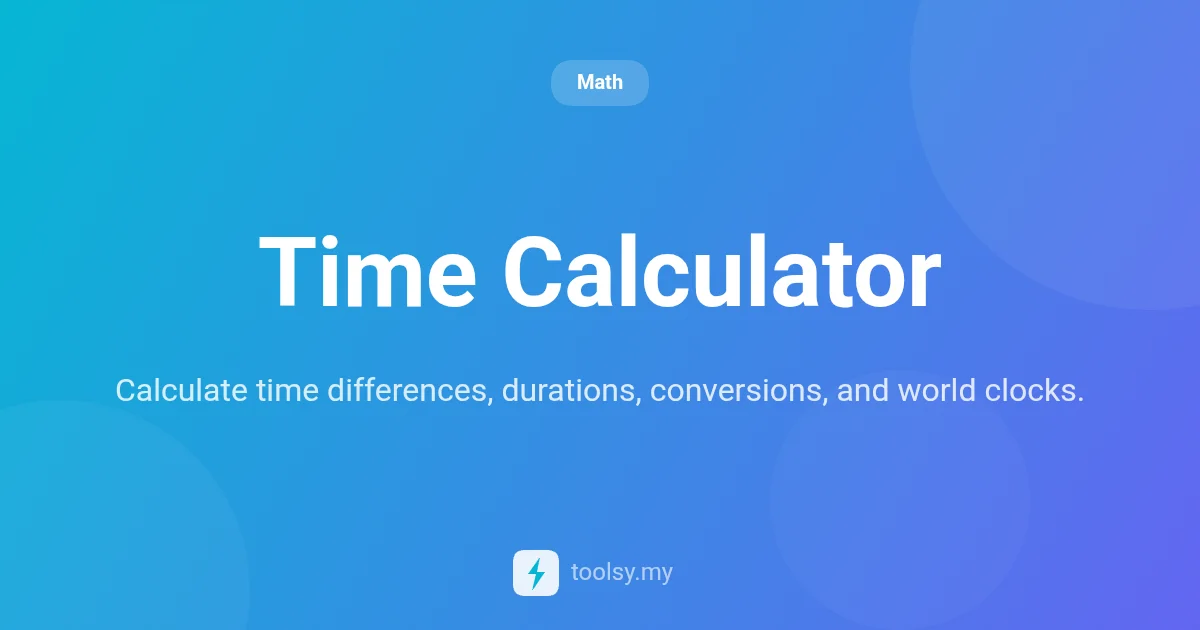 How to Use the Ultimate Time Calculator for Precise Durations