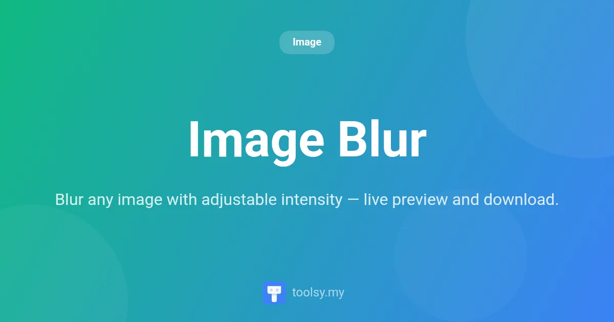 How to Blur Images Online: Create Professional Effects in Seconds