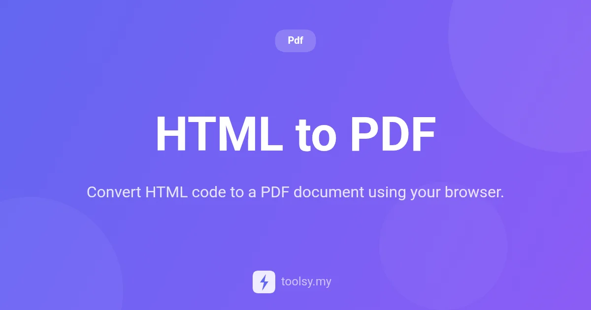 How to Convert HTML to PDF: A Complete Guide for Developers