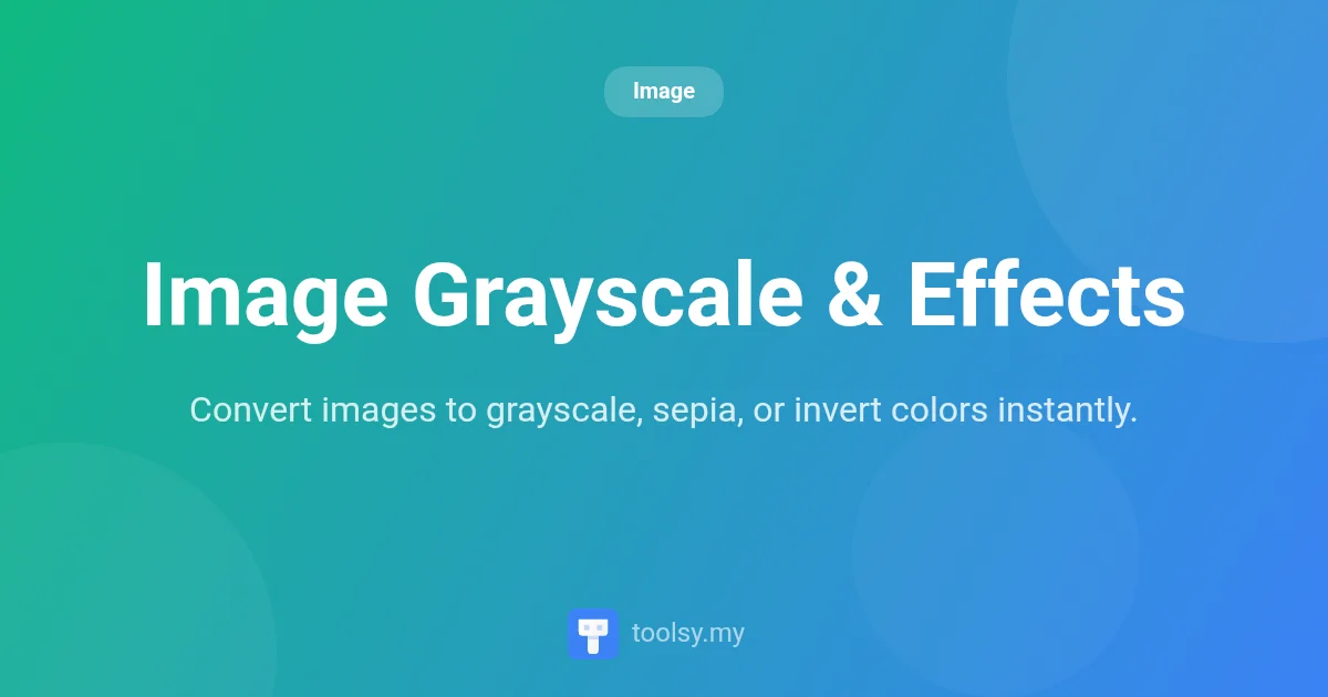 How to Convert Images to Grayscale, Sepia, and Inverted Colors Fast