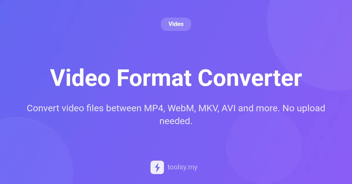 How to Convert Video Files Fast and Privately in Your Browser