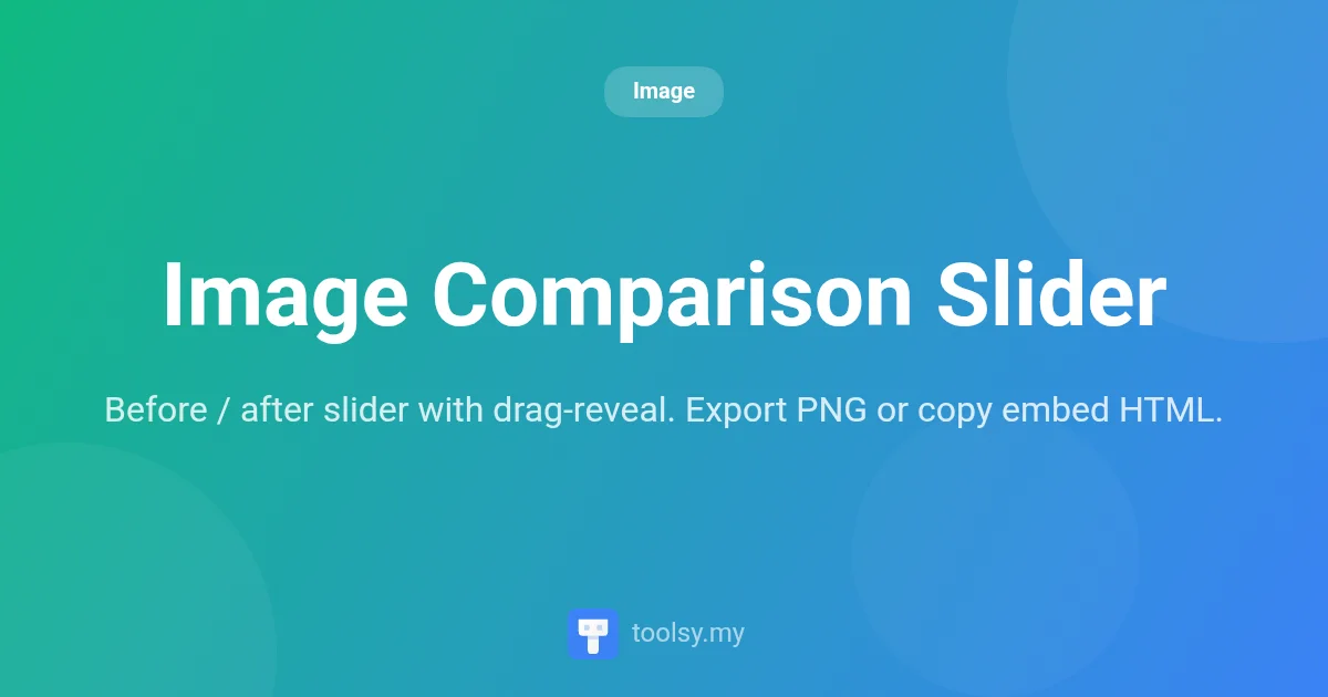 How to Create an Interactive Image Comparison Slider for Your Site