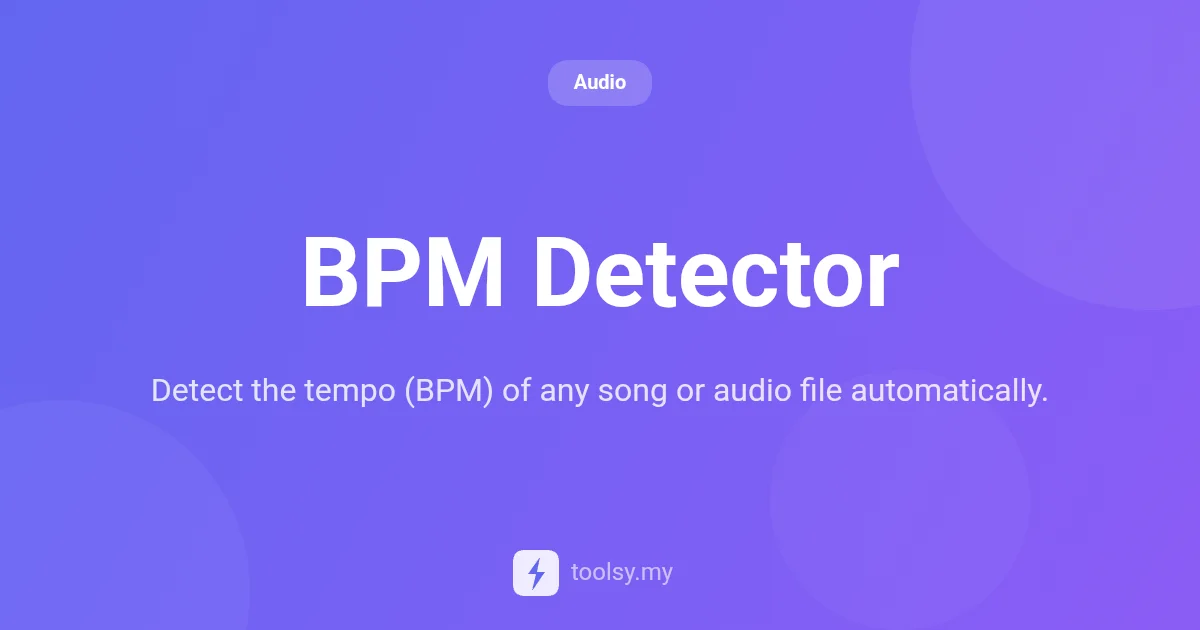 How to Detect Song BPM Automatically: The Ultimate Tempo Guide