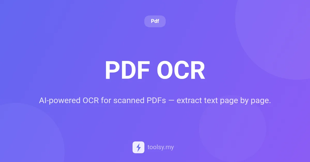 How to Extract Text from Scanned PDFs Using AI-Powered OCR