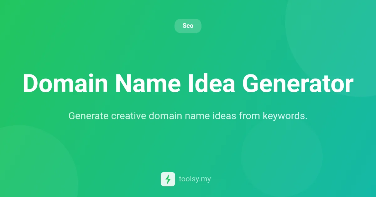 How to Generate Creative Domain Name Ideas for Your Brand