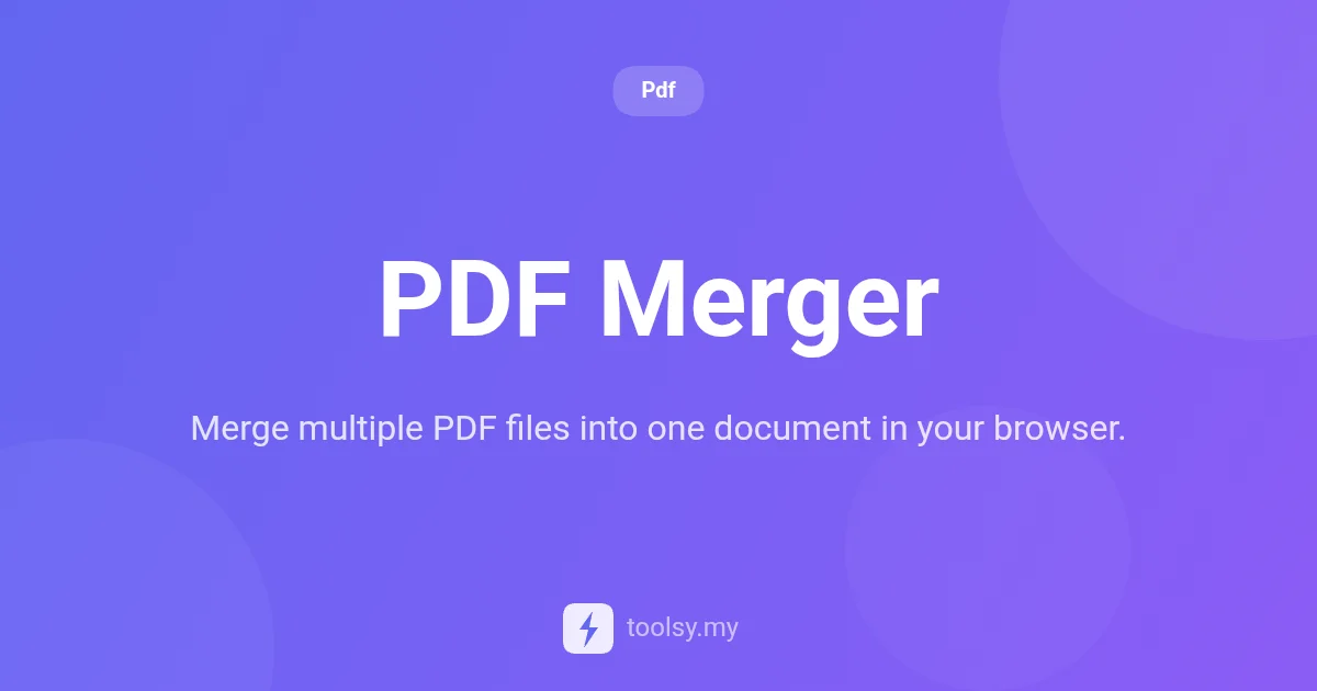 How to Merge Multiple PDF Files into One Document Fast and Privately