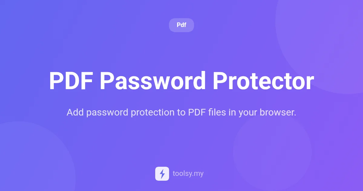 How to Secure Your Documents with PDF Password Protector