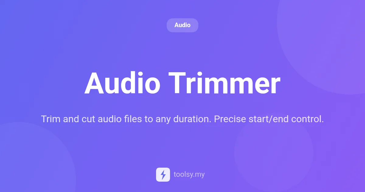 How to Trim and Cut Audio Files Online: A Complete Guide to Audio Trimmer