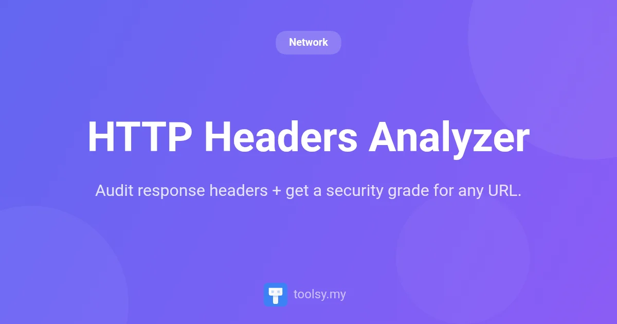 Mastering Web Security with the HTTP Headers Analyzer Tool