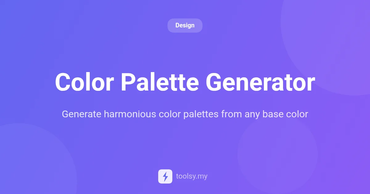 How to Create Beautiful Color Palettes with Color Palette Generator
