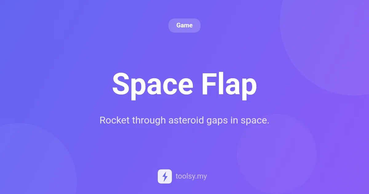 Master the Cosmos: A Complete Guide to the Space Flap Rocket Game