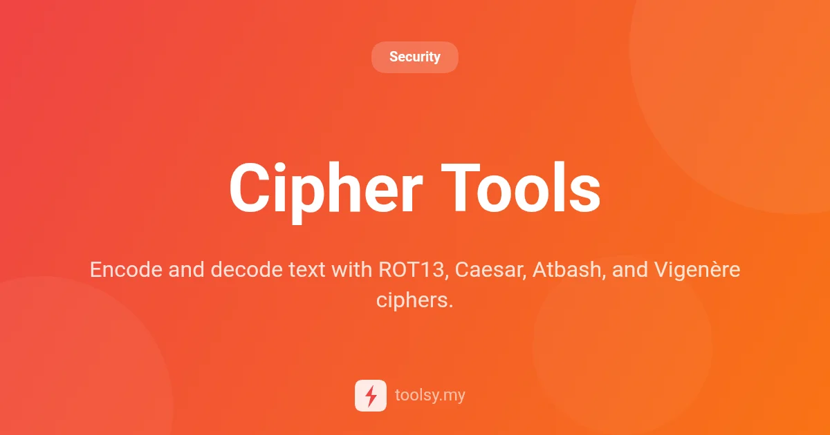 Mastering Classic Cryptography: A Guide to Using Cipher Tools