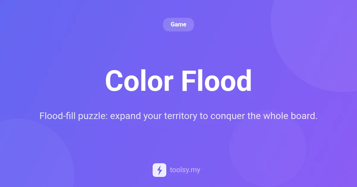 Mastering Color Flood: A Strategic Guide to Conquering the Grid