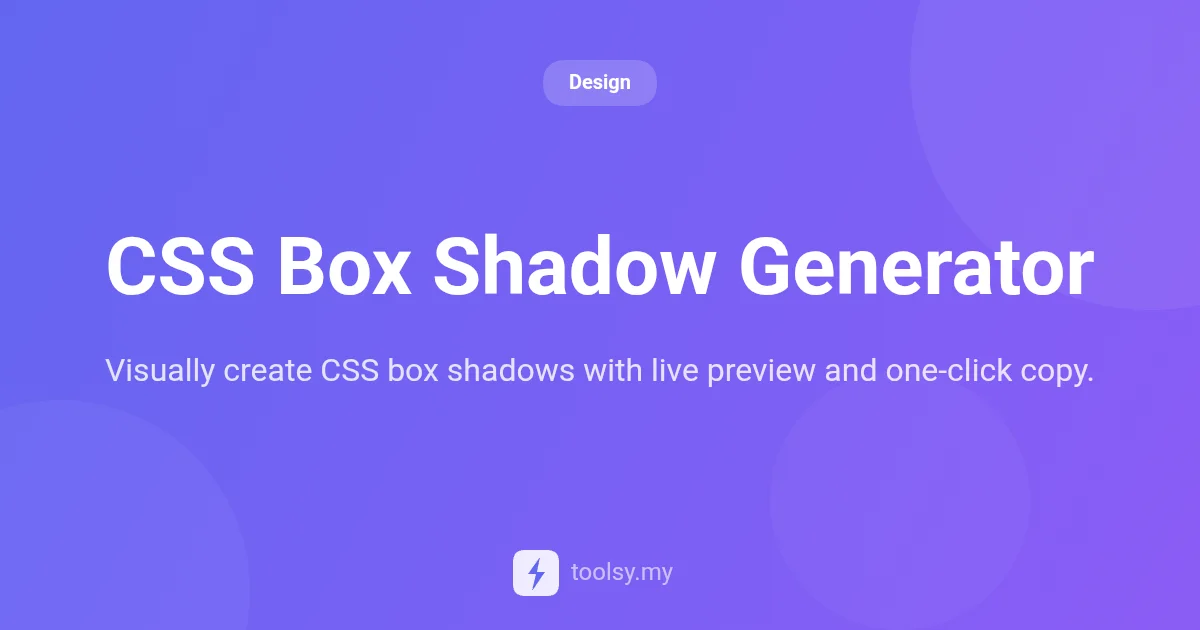 How to Create Perfect UI Depth with the CSS Box Shadow Generator