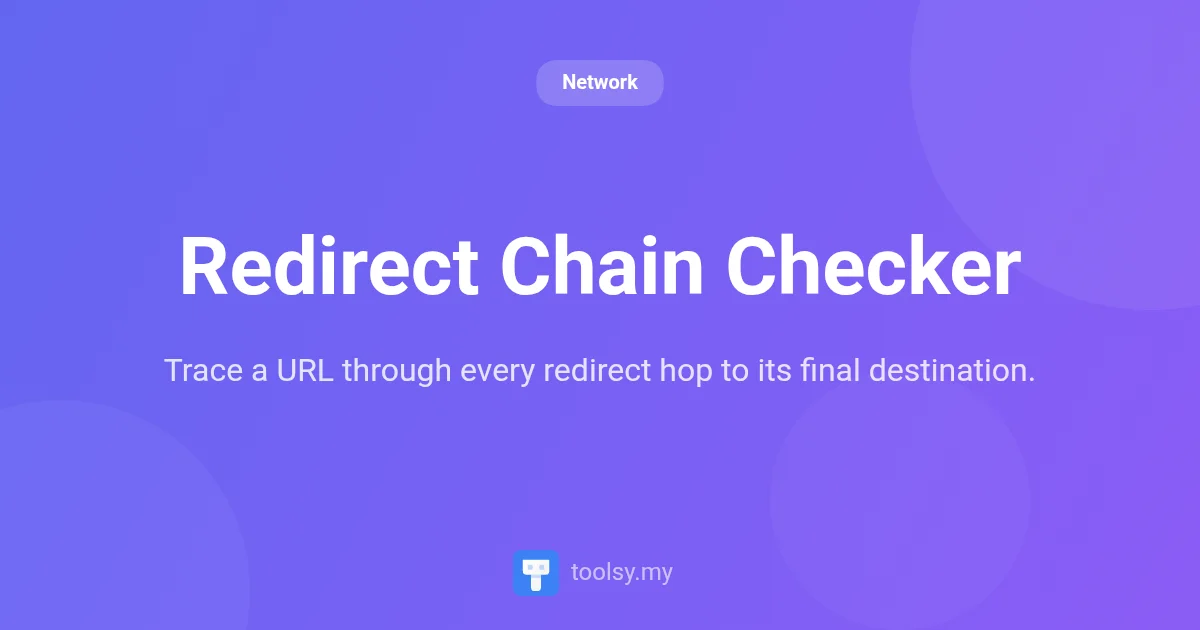 Mastering Redirect Chain Checker: A Guide to URL Tracing