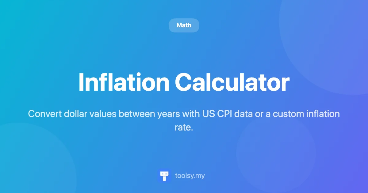 Calculate Dollar Values and Track Buying Power Over Time